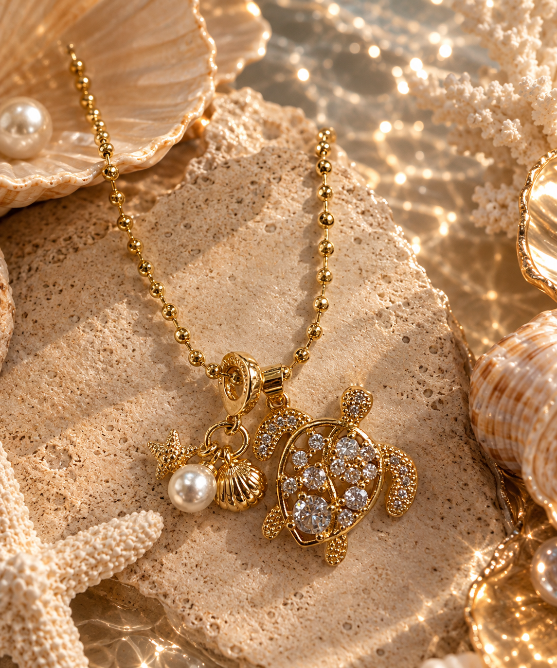 Turtle necklace